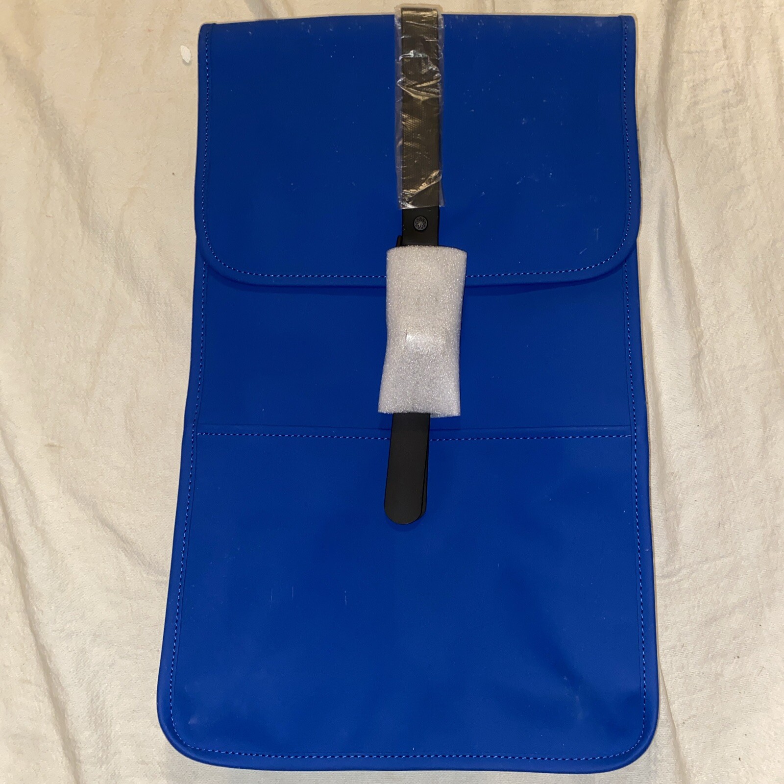 Rains Backpack W3 Waterproof Storm, Waves Blue Full Size Laptop/ Everyday Use