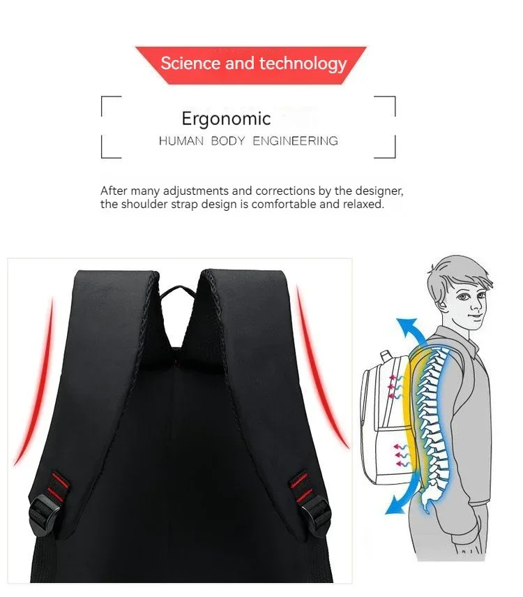 Classic Large Capacity Backpack Outdoor Travel Student School Sports Bag