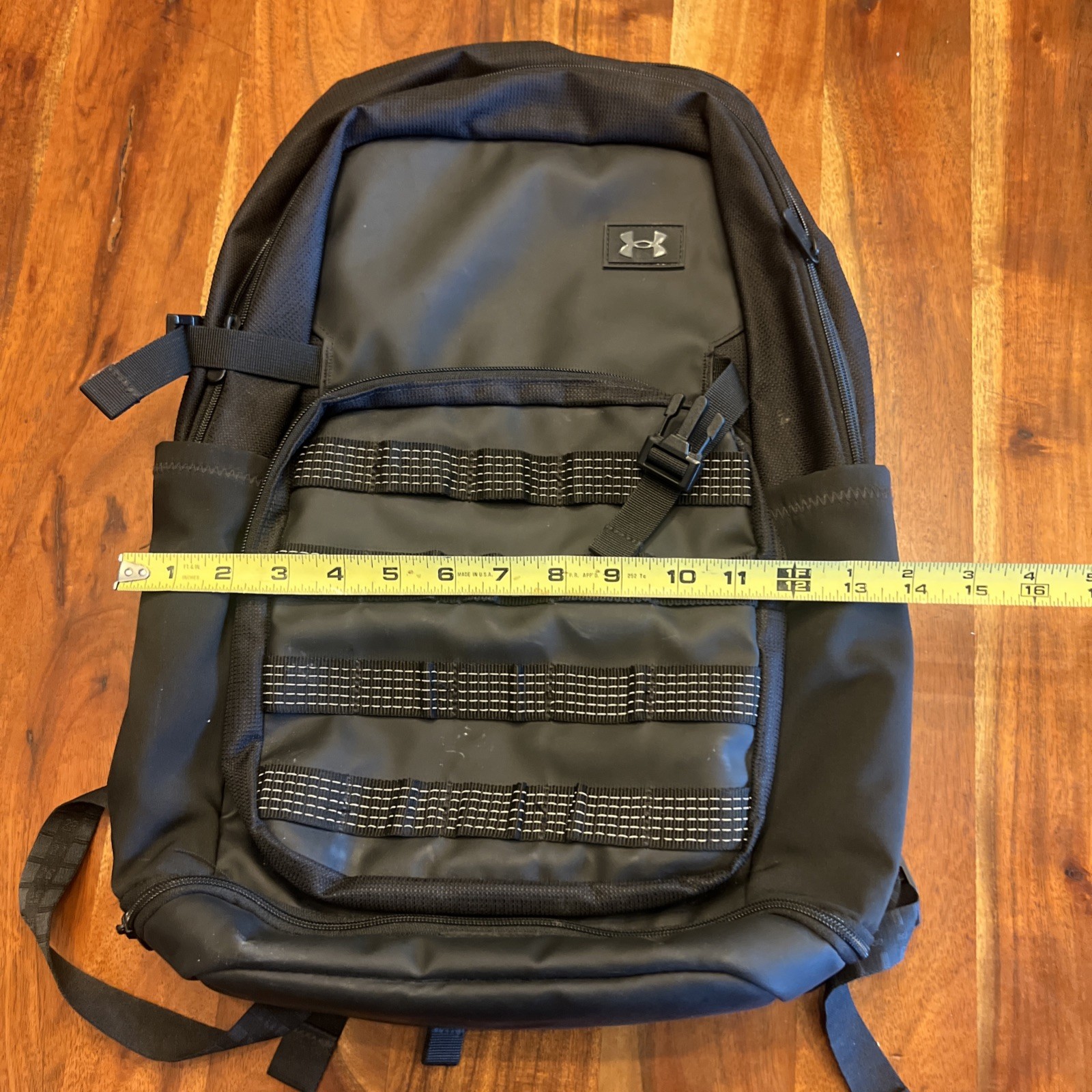 UA Under Armour Storm Triumph Sport Backpack Cordura Fabric Black 19×11″
