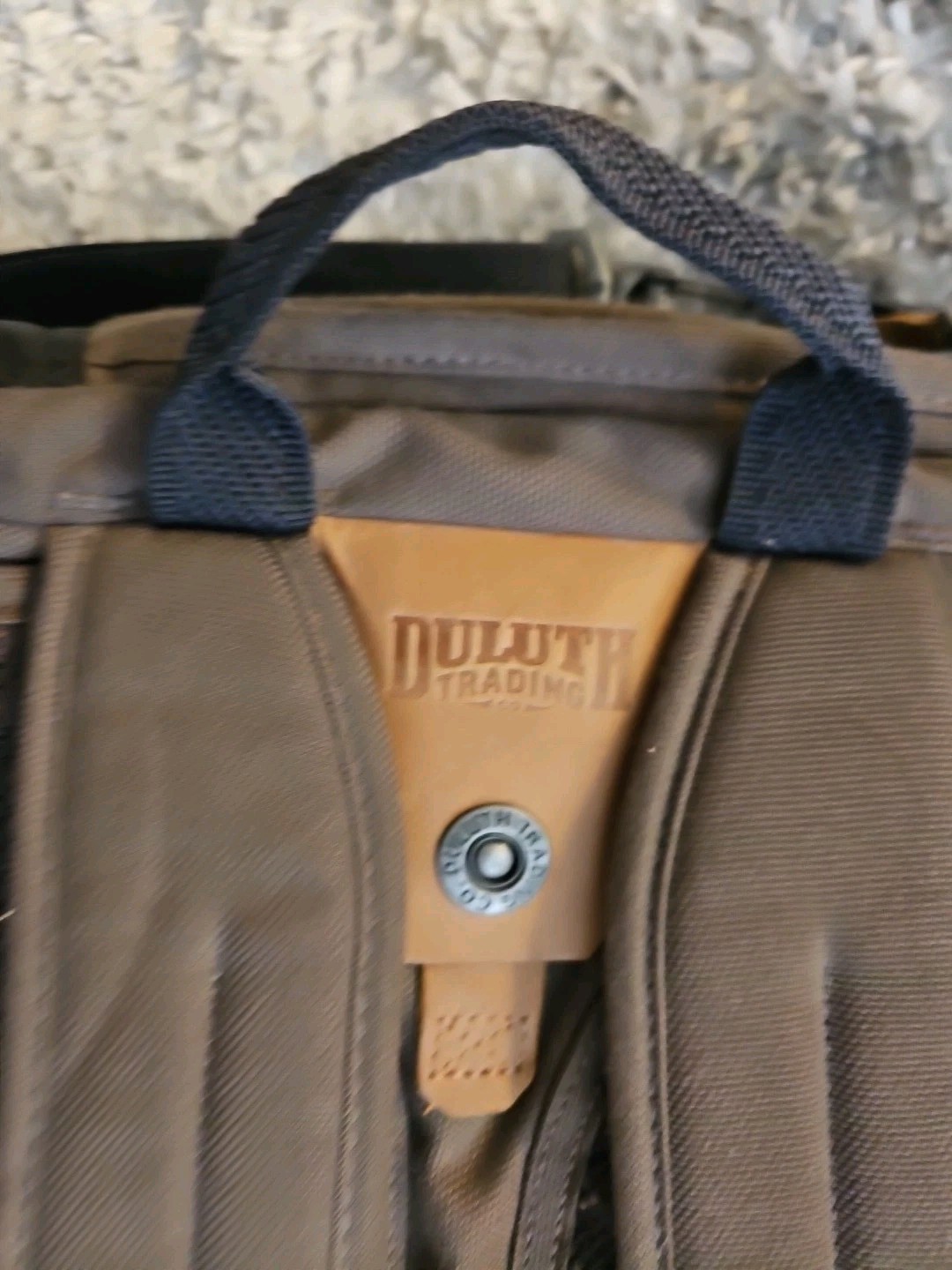 Duluth Trading Large Canvas Beefcase Briefcase Backpack Porter 44402 EUC!