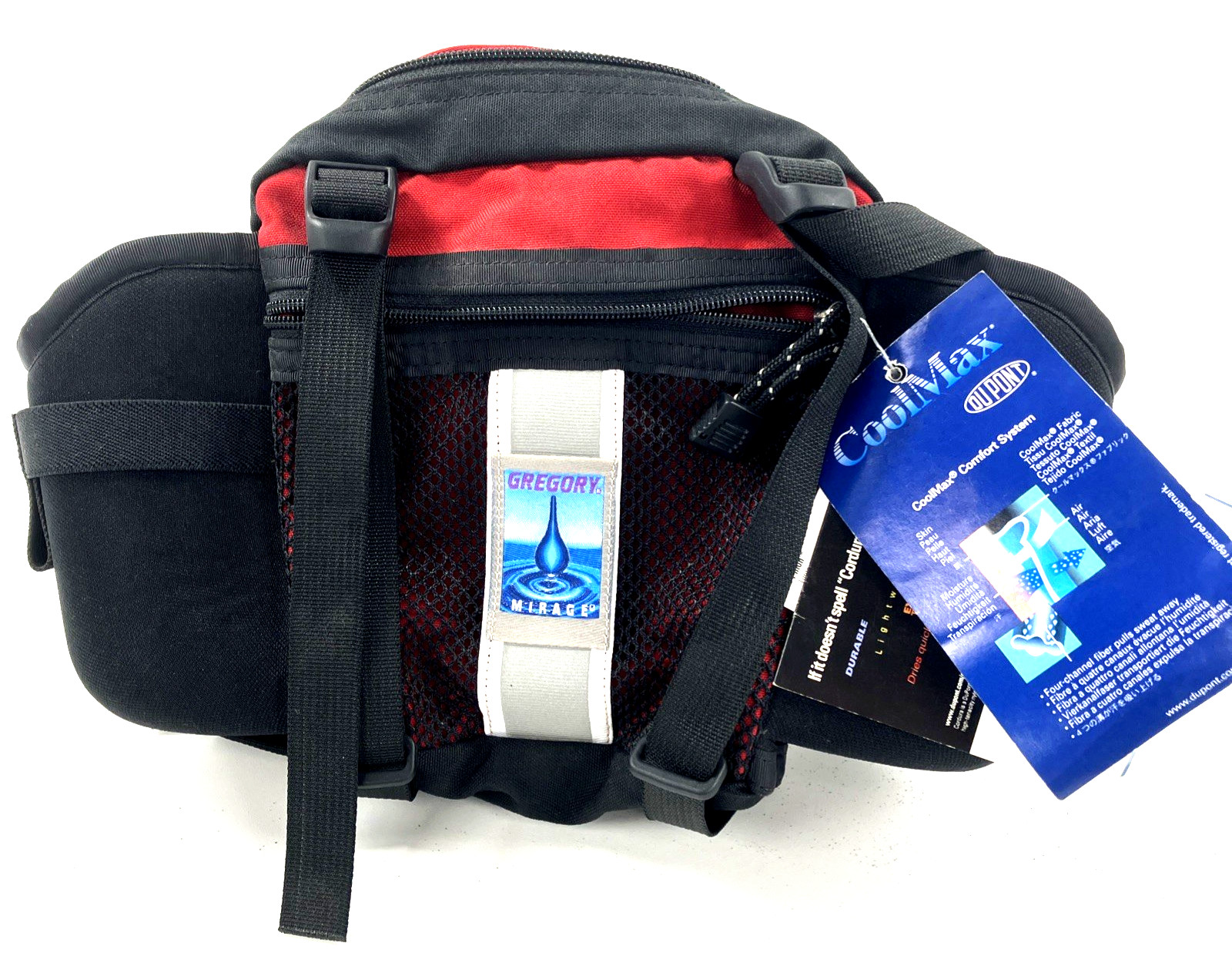 GREGORY MIRAGE RUGGED SHELL HIKING WAIST PACK W/ROOM FOR 2 WATER BOTTLES USA