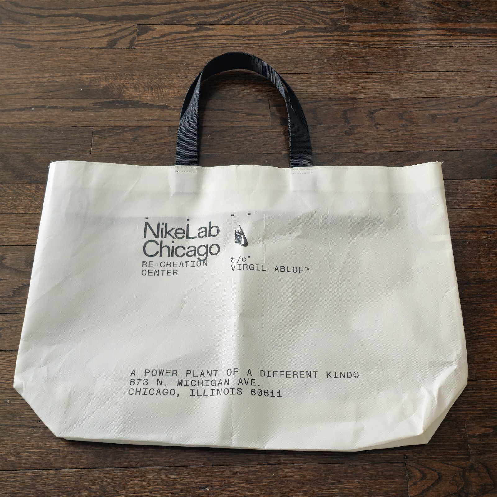 Nike Lab x Virgil Abloh Re-creation Center Chicago Exclusive Tote Bag Off-White