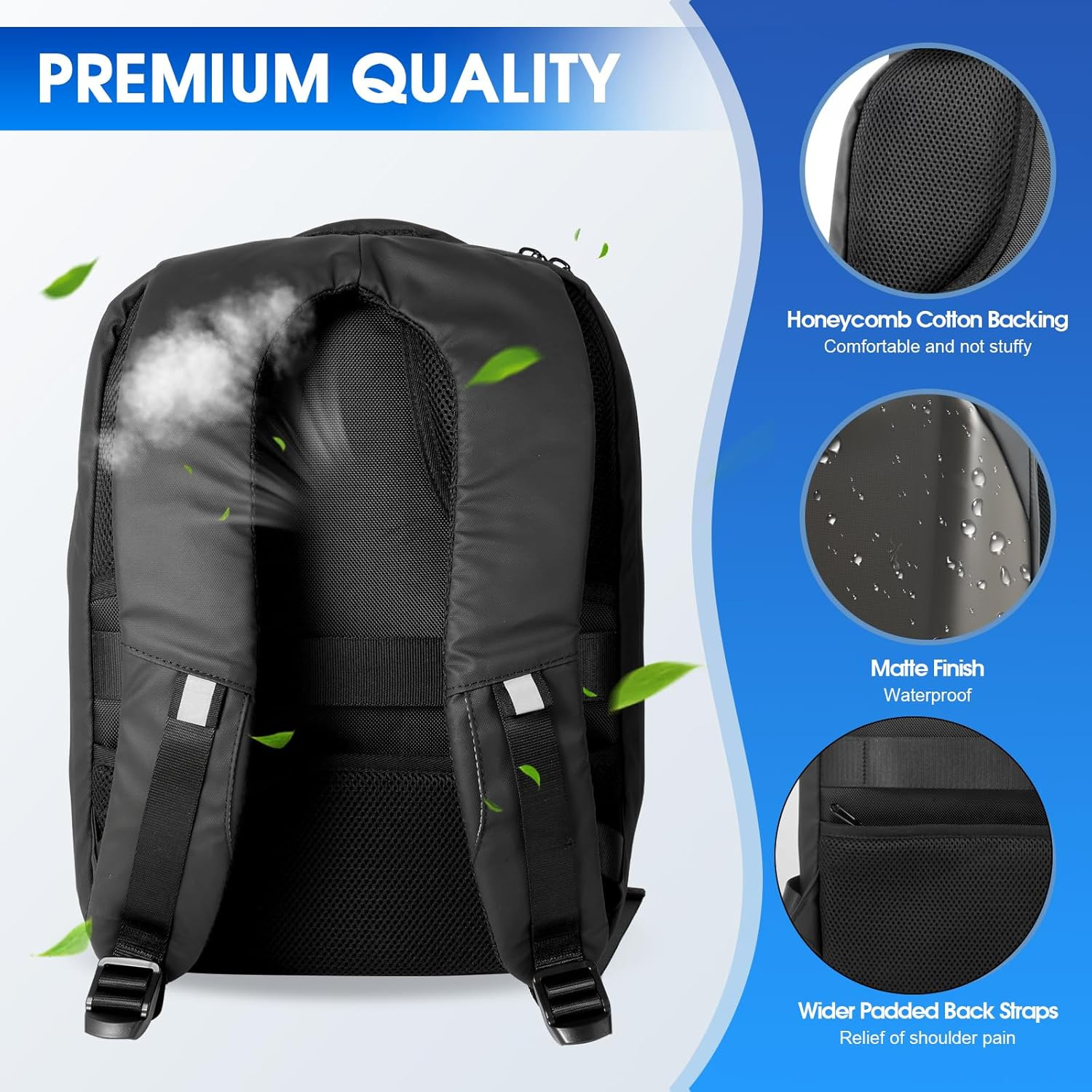 Smart Waterproof LED Backpack with App Control for Travel & Adventure