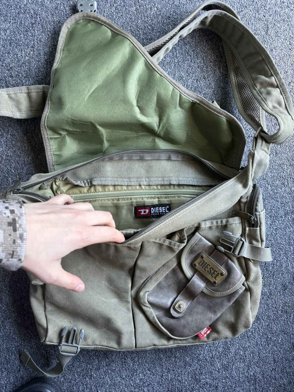 Diesel Shoulder Bag – Green