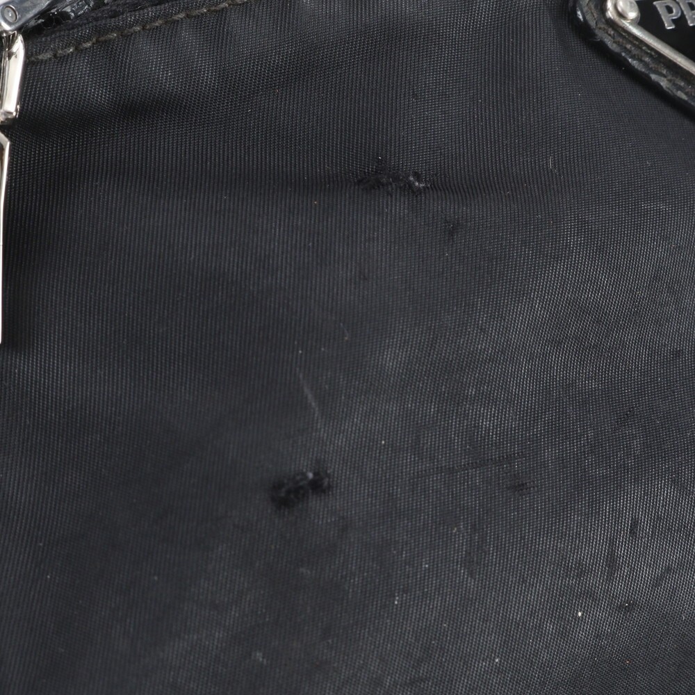 PRADA Tessuto Messenger Bag Nylon Black Shoulder Crossbody Business Mens
