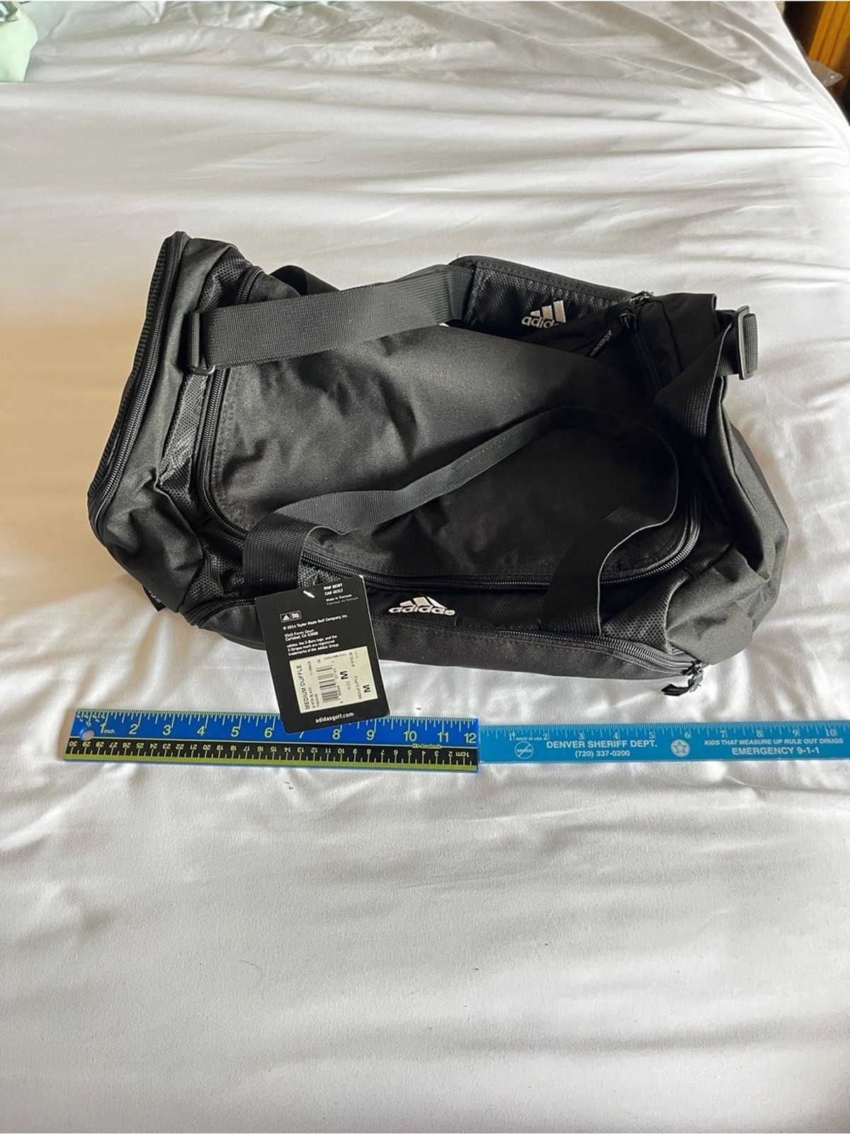 Adidas Golf / Travel / Gym Bag – Black Duffel Dish ESPN Media Promo