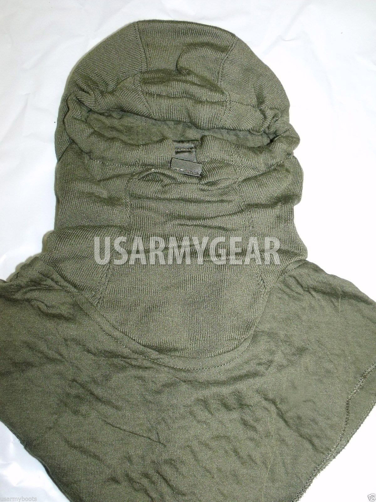 Made in USA Army OD green Anti Flash Balaclava Vehicle Aircrewmen Hood Face Mask