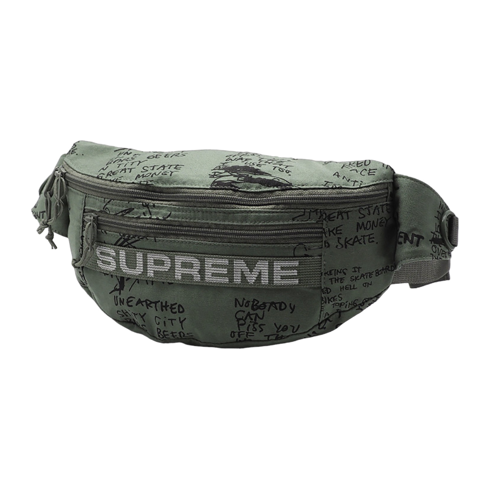 Supreme SS23 Military Waist Bag Olive Gonz Green