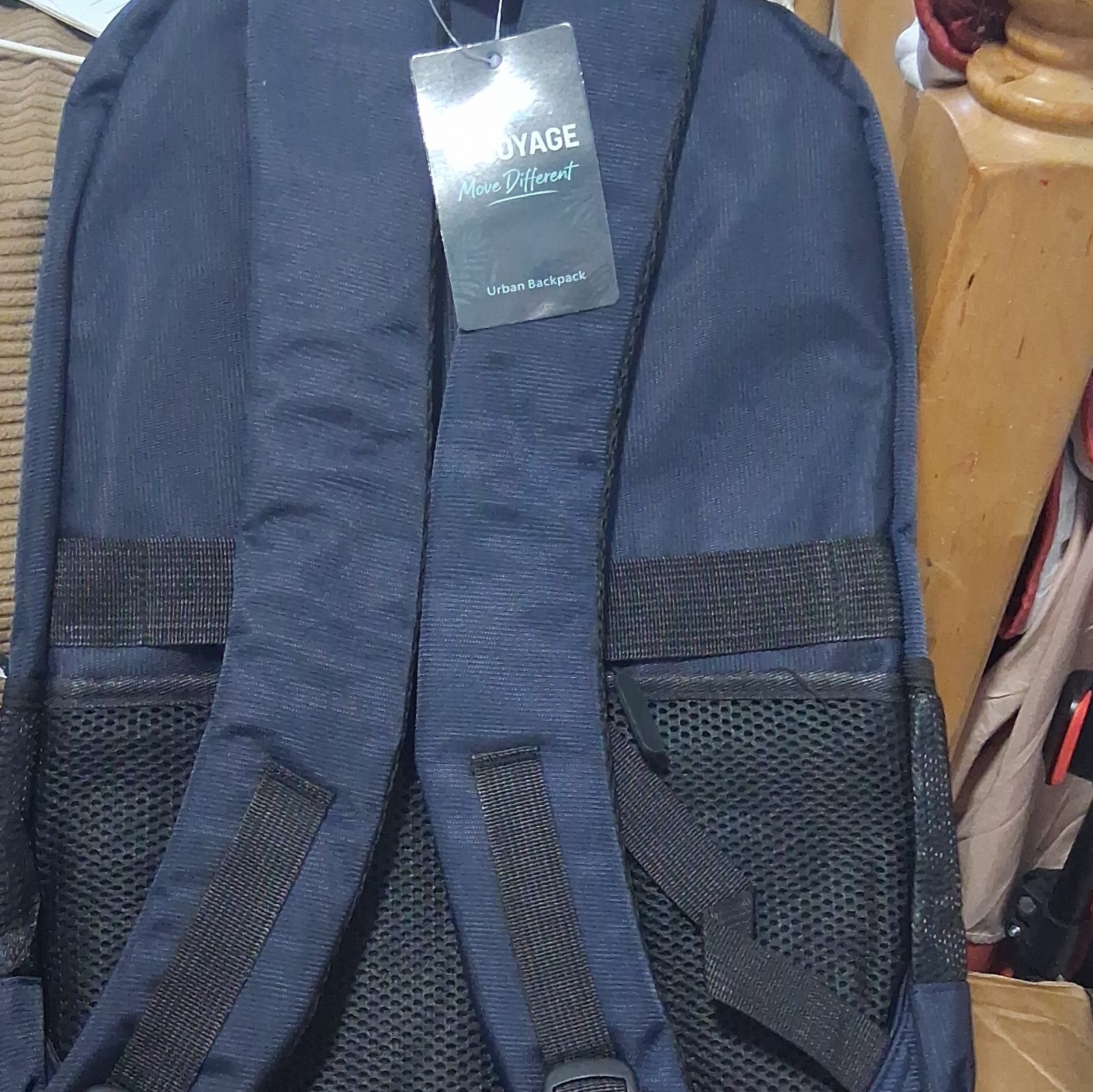 TL VOYAGE Blue Travel/Casual Backpack, Zip Closure, Outer Pockets, Men