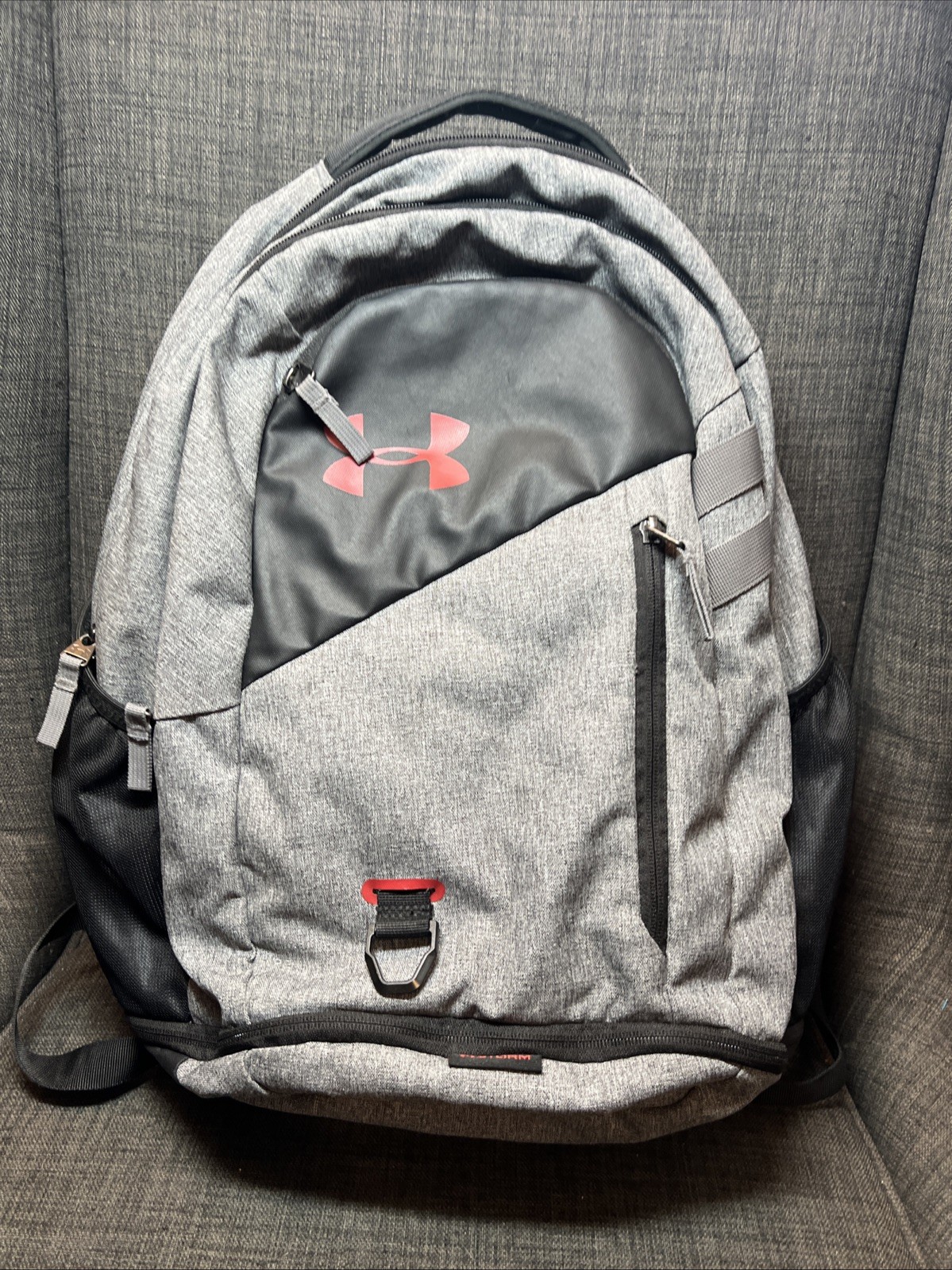 Under Armour Hustle 4.0 Storm Black Storage Laptop Bag Backpack