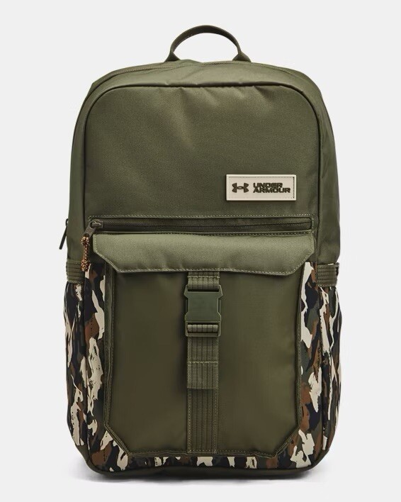 UA Under Armour Triumph Campus Backpack – Marine OD Green/Desert Sand