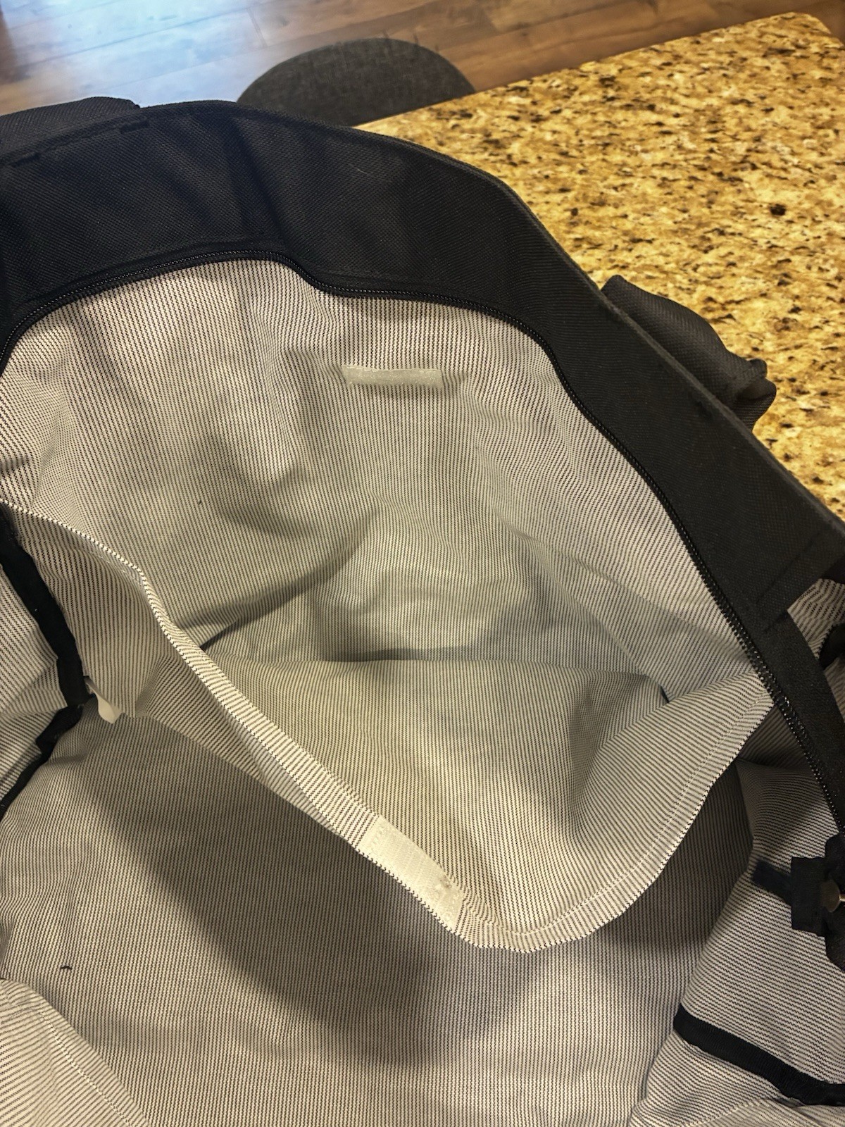 Carhartt Large Vertical Open Tote Bag Black Water Resistant Durable Work Tote