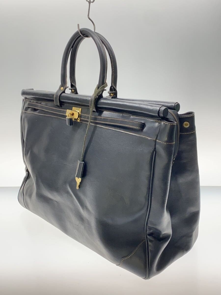 Iconic Leather Bag, Black, Plain