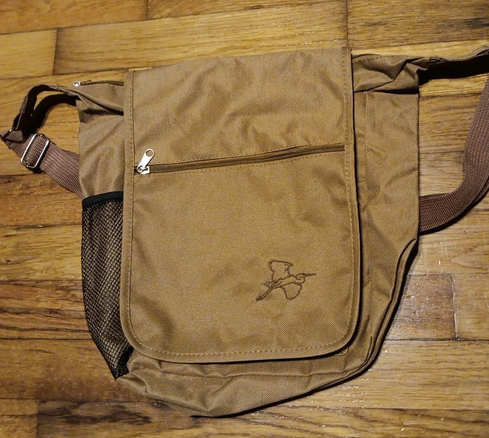 Audubon Light Brown Field Messenger Crossbody Bag