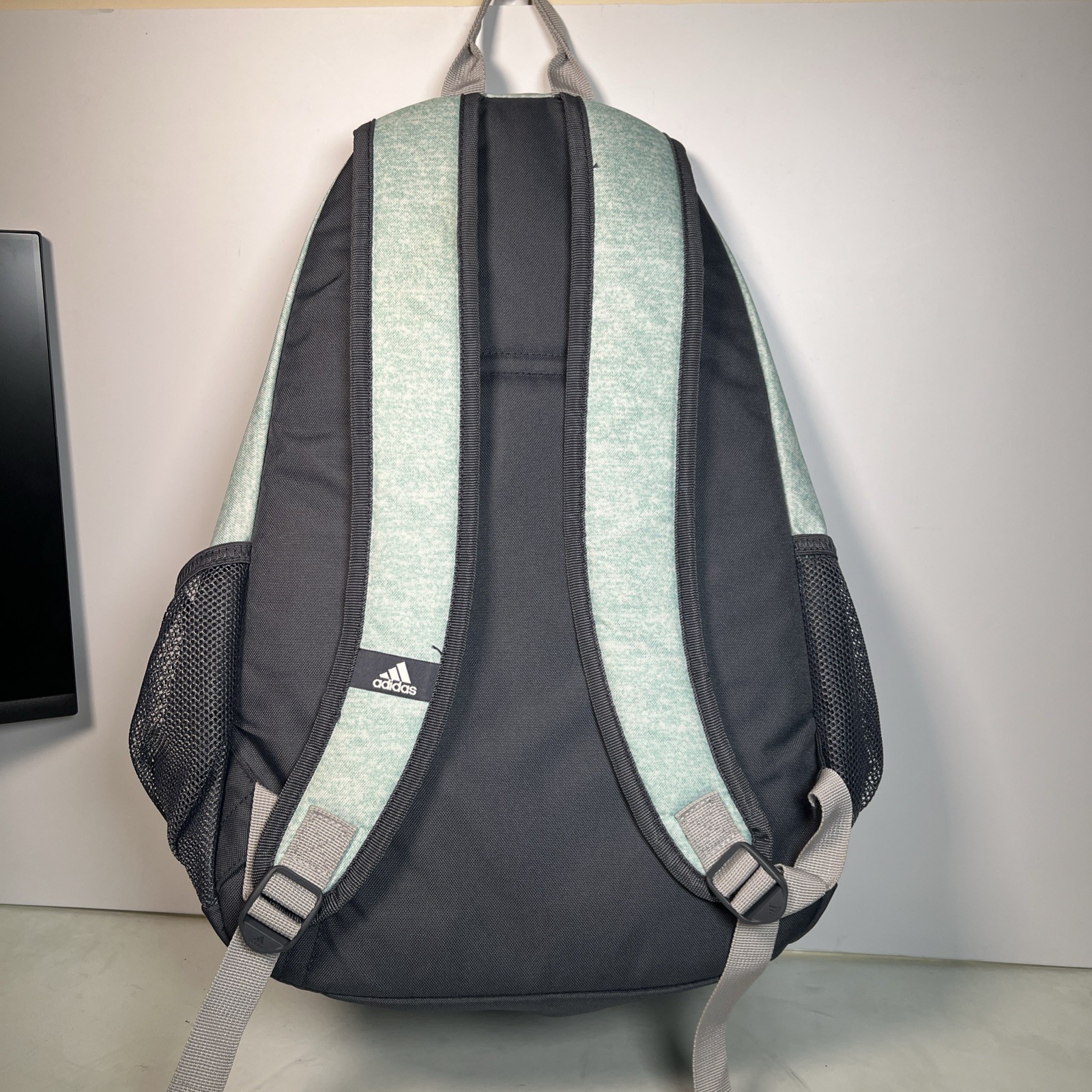 Adidas Backpack Defender Light blue 4 Zippers
