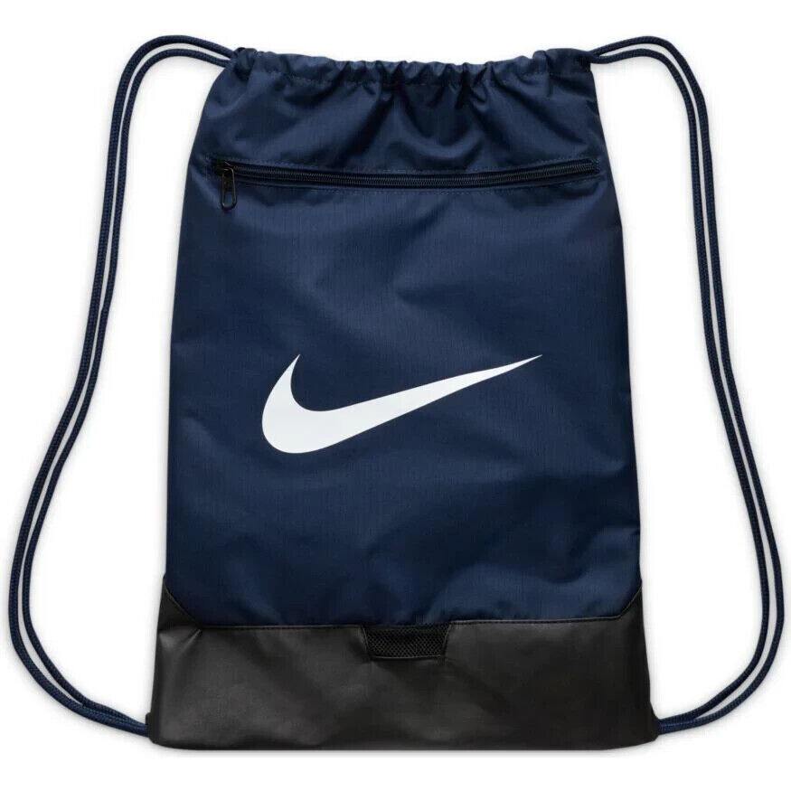 Nike Brasilia 9.5 Drawstring Backpack Bag Training Gym Sack Pack DM3978 410 New