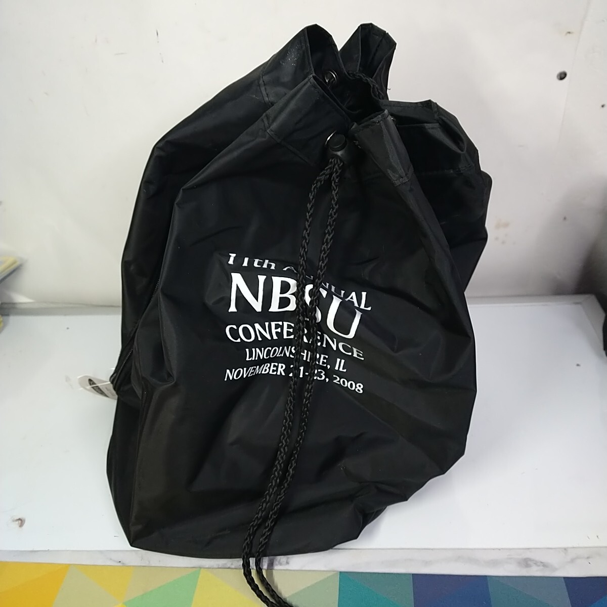 Toppers Multi Purpose Black Sinch Gear Bag or Shoe Bag NBSU Conference W/ TAGS!