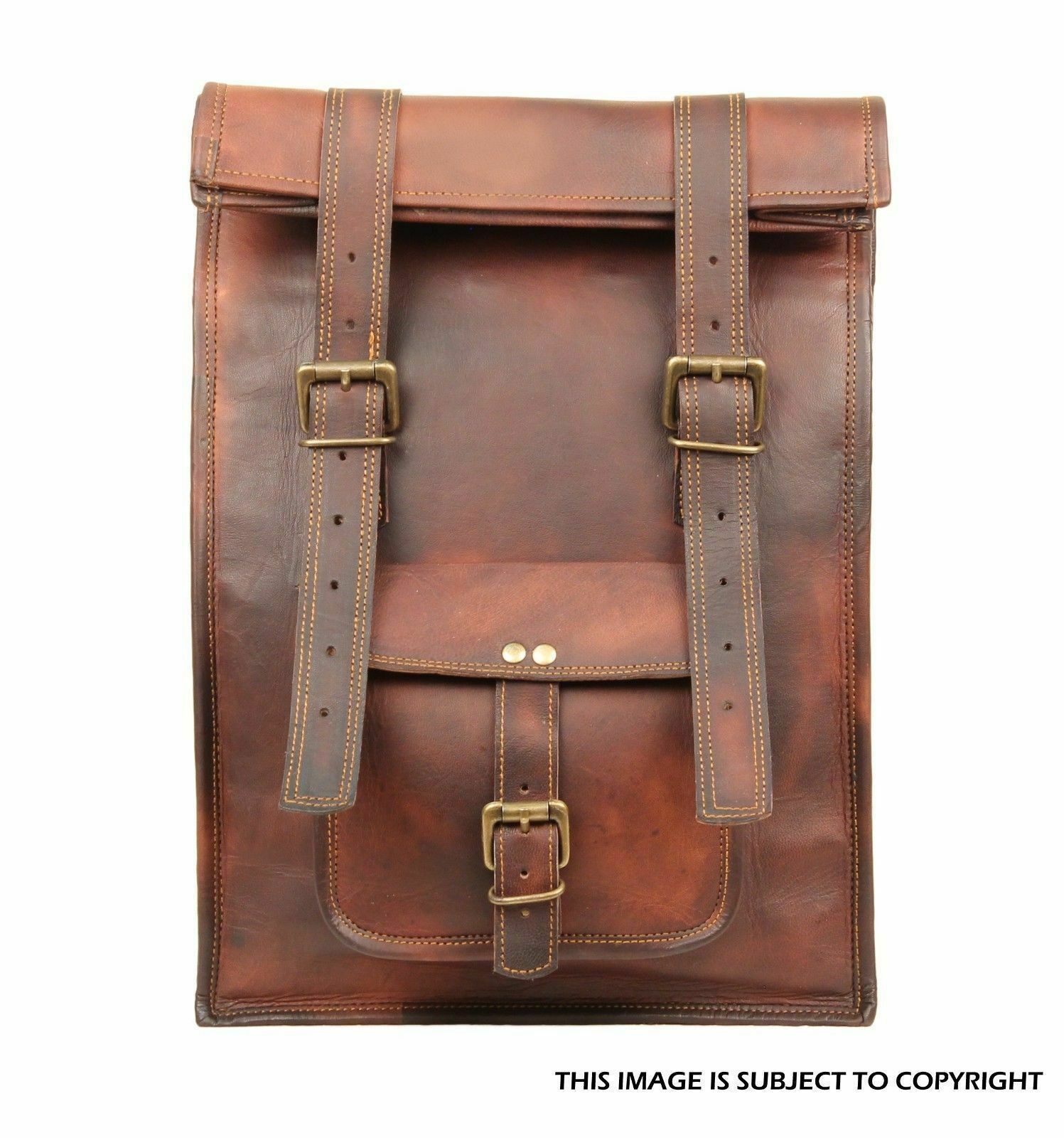 Backpack Leather Vintage Men’s Bag School Travel Shoulder Rucksack Handmade Bag