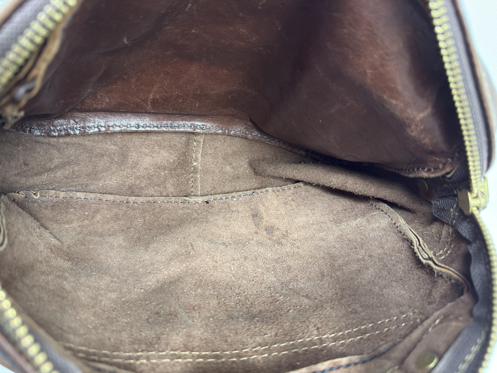 Herz Bag Leather Handmade 2way Multifunctional Shoulder Brown Unisex