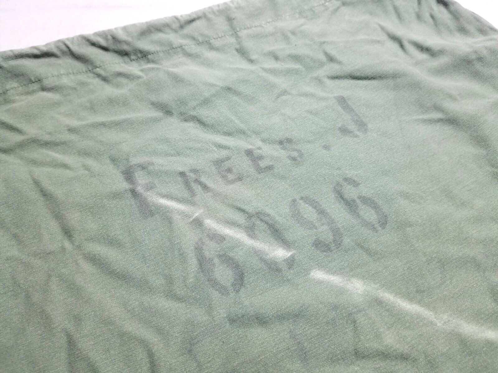 US Army Military Barracks Laundry Bag 100% Cotton Storage GOOD