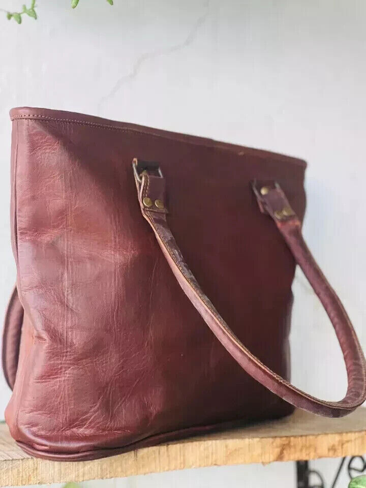 Men’s Craft With class School Genuine Goat Leather Vintage Bag