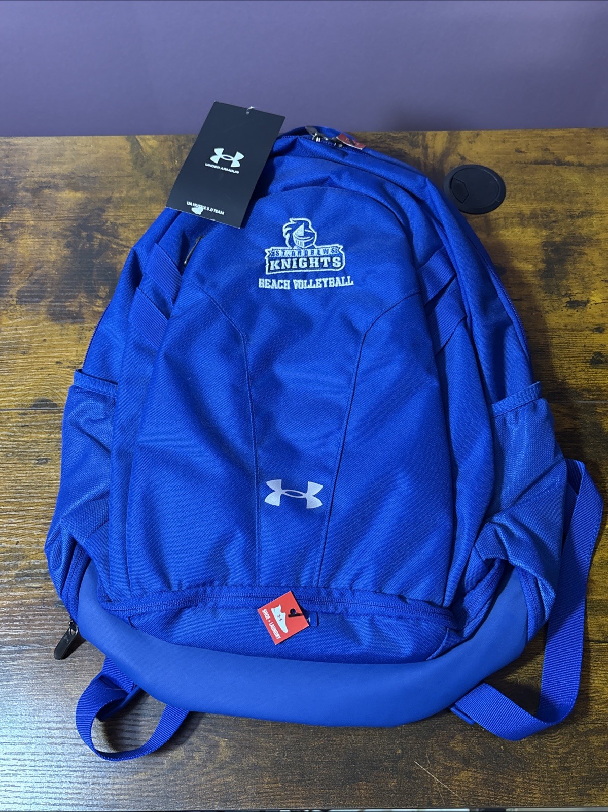 Under Armour Hustle 5.0 Team Backpack Blue – 1364182