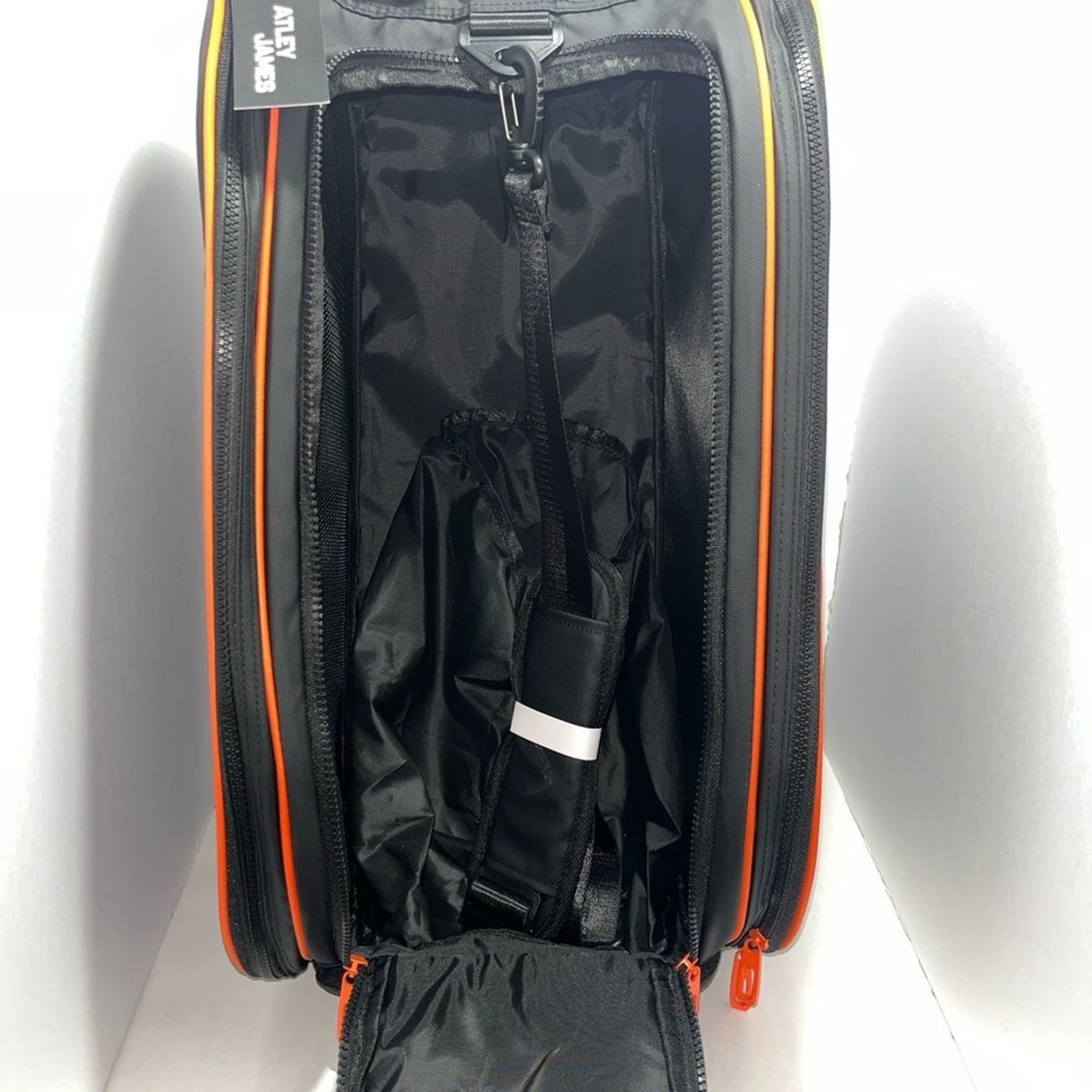 Black and Orange Men’s Large Atley James Duffle Bag