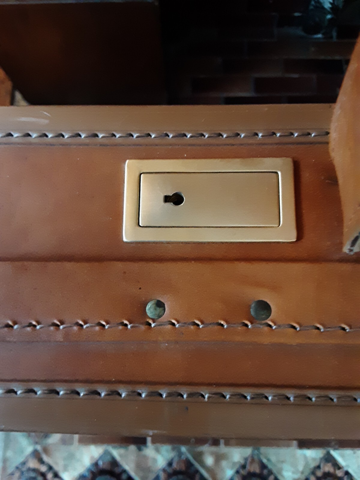 Vintage Hartmann Attache Briefcase Brown Belting Vinyl Straps VEGAN