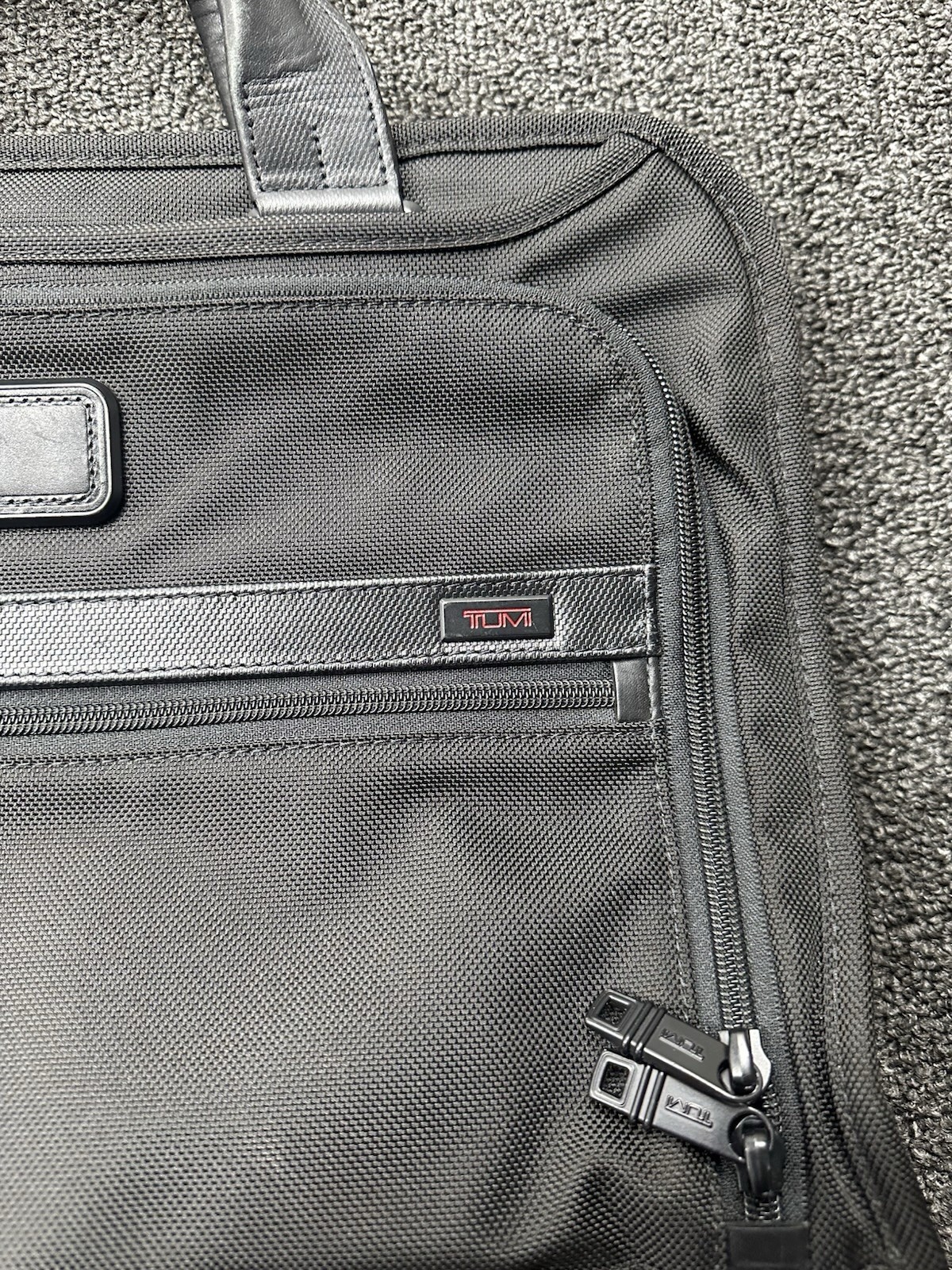 Tumi 26110D2 Alpha 2 Slim Deluxe Ballistic Nylon Portfolio Bag Fits Laptop/iPad