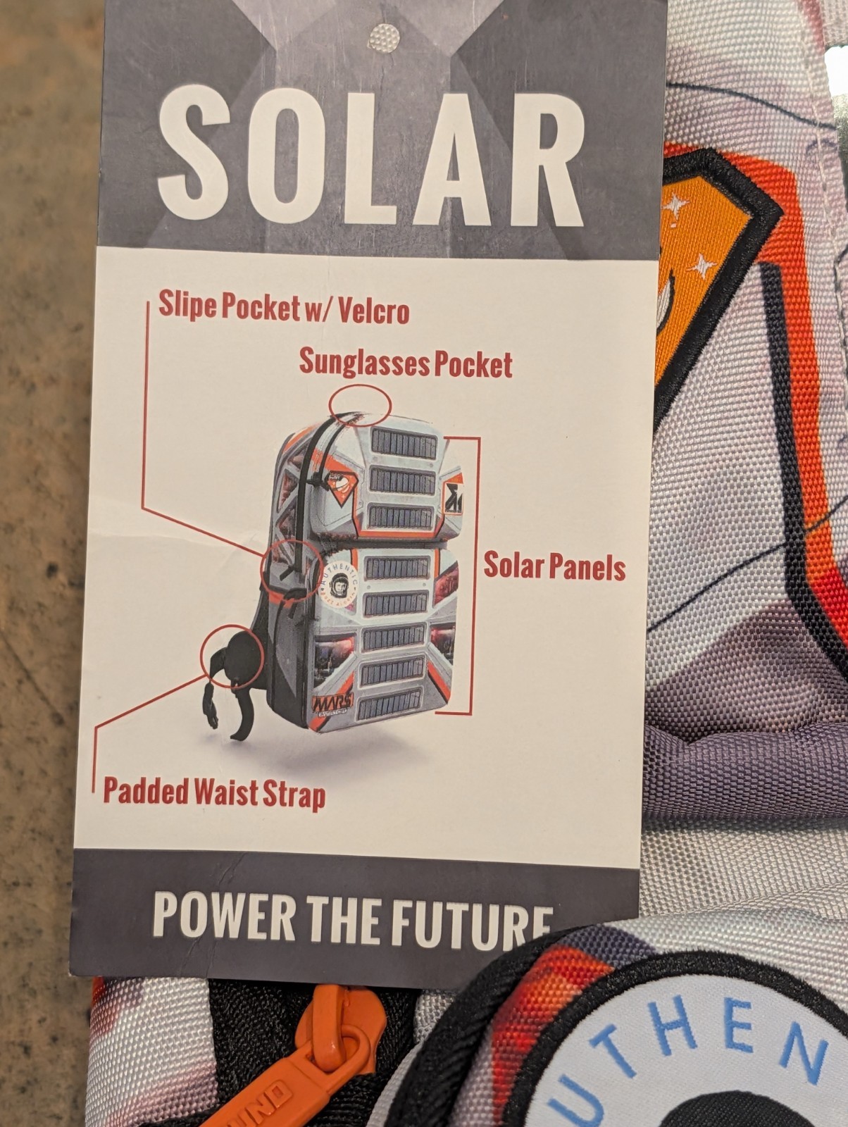 Sprayground Mission to Mars Buzz Aldrin Solar Charging Backpack – RARE