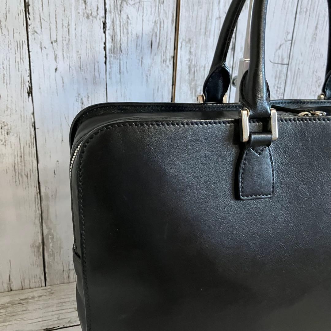 Morabito Leather Briefcase Black Business Bag 41cm x 30cm x 7cm