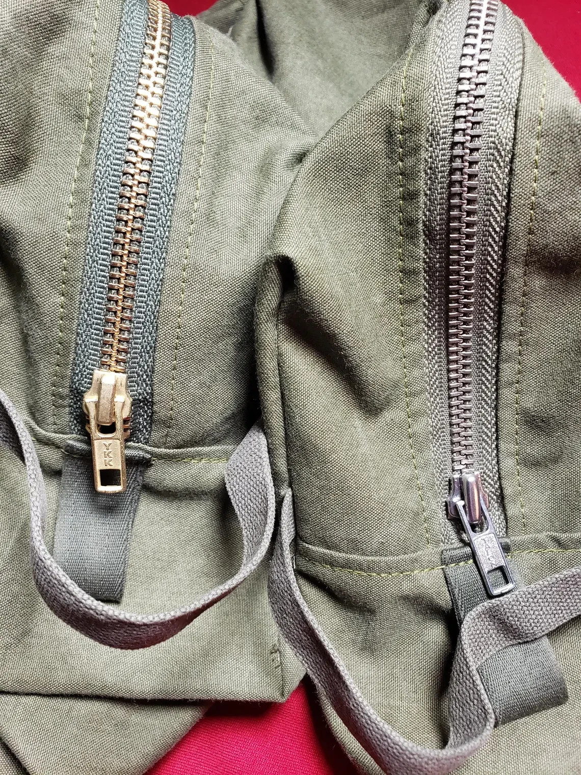 Military DOPP KIT / ZIPPER DITTY BAG, Travel Toiletry Bag, Reproduction, Vintage