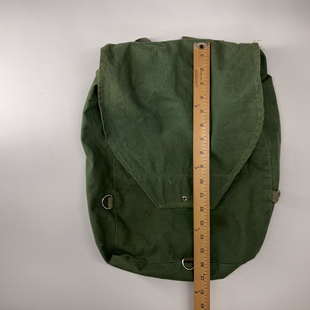 Retro KUMFORT boy pack made Orono Maine The Byer MFG Co Green Canvas Backpack