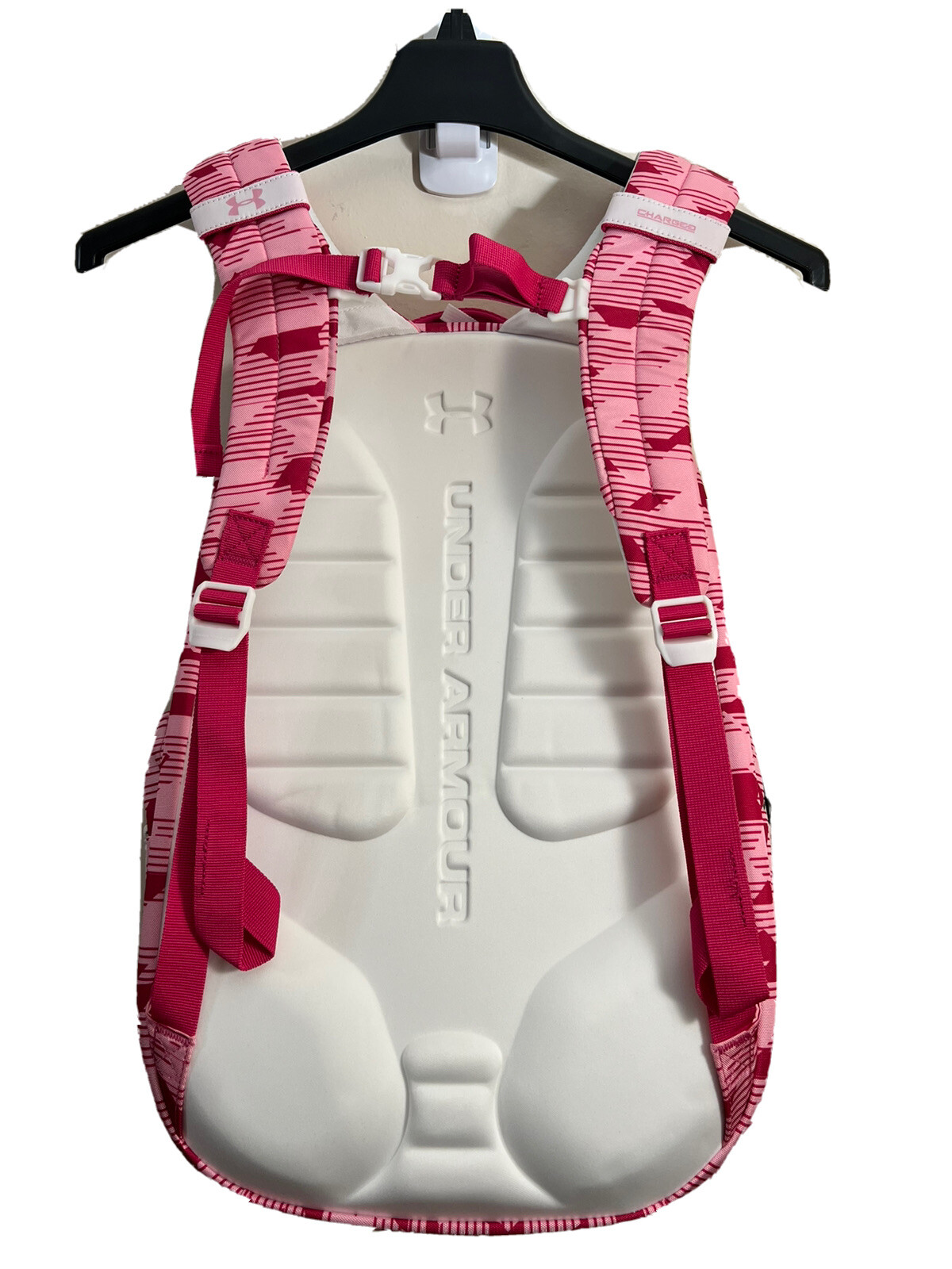 UNDER ARMOUR CONTAIN 4.0 GIRLS UAA BACPACK DUFFEL BAG BUNDLE LARGE PINK CURRY