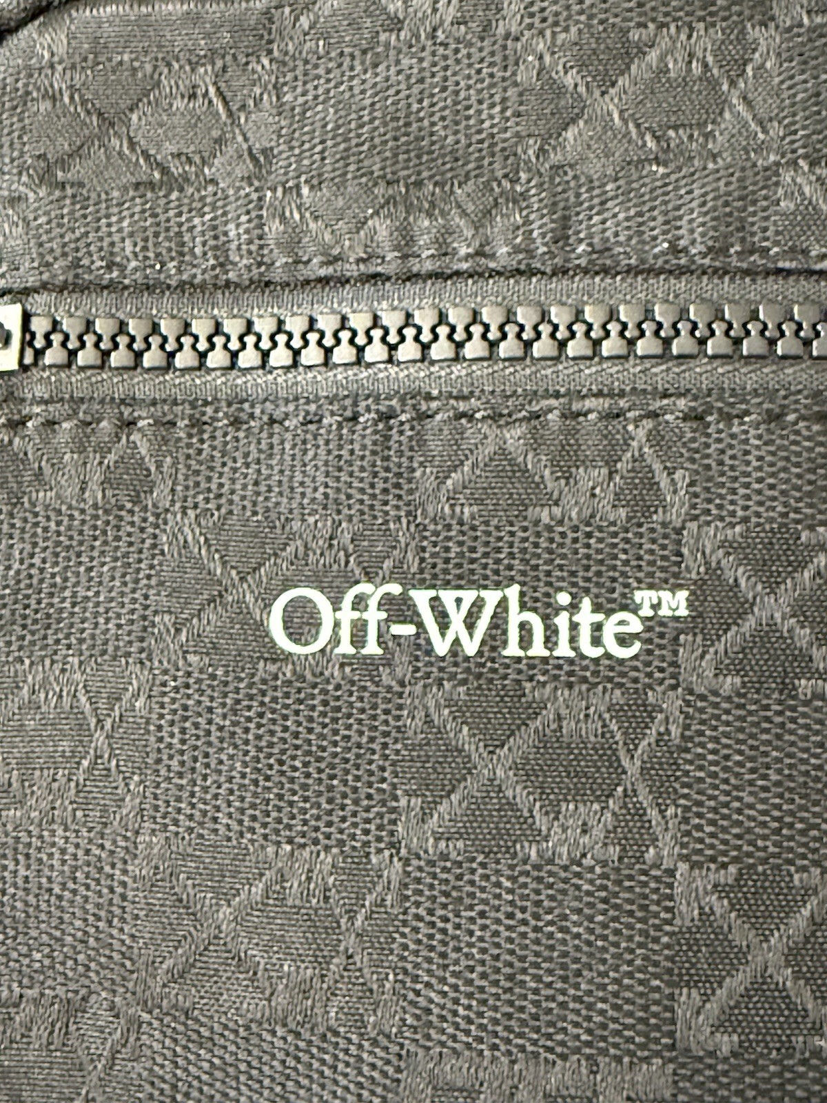 Off-White North/South Flight Multi Pocket Crossbody Bag