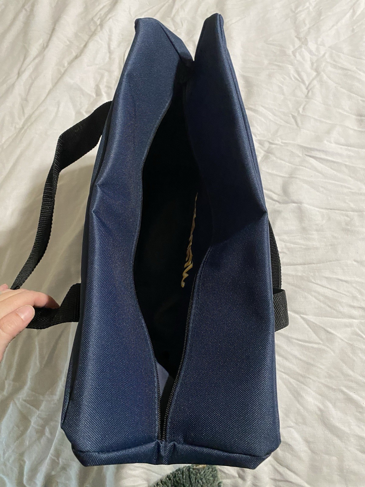 Vintage Wrangler Duffel Bag – Navy Blue and Yellow Unused Condition
