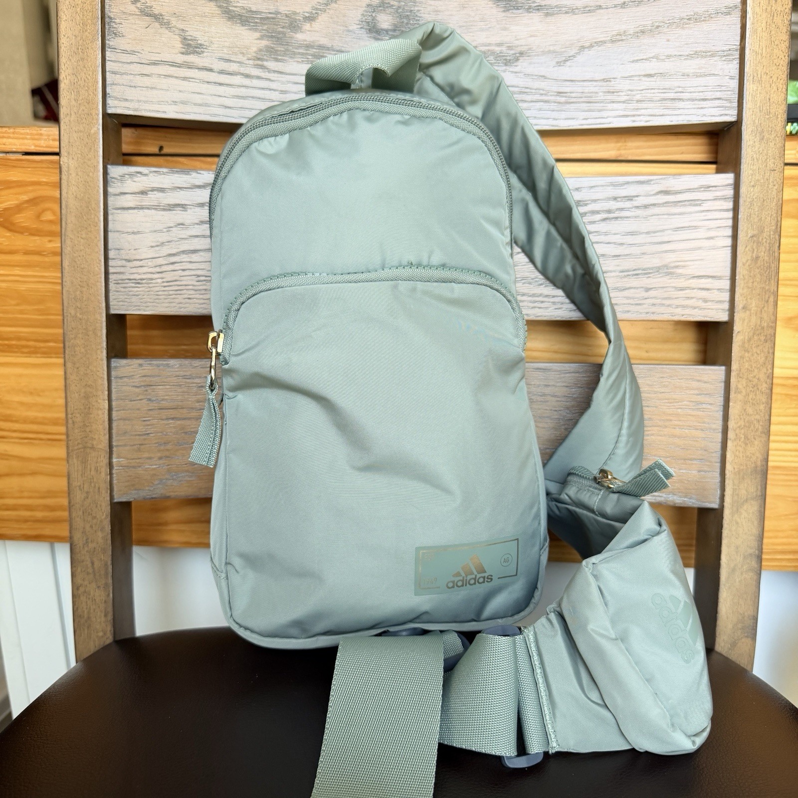 Adidas ESSENTIALS SLING CROSSBODY BAG Sage