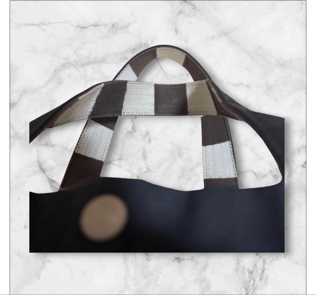 Authentic PORTER PORTER PAINT Canvas Tote Bag Black 46cm x 34cm x 15cm Discontin