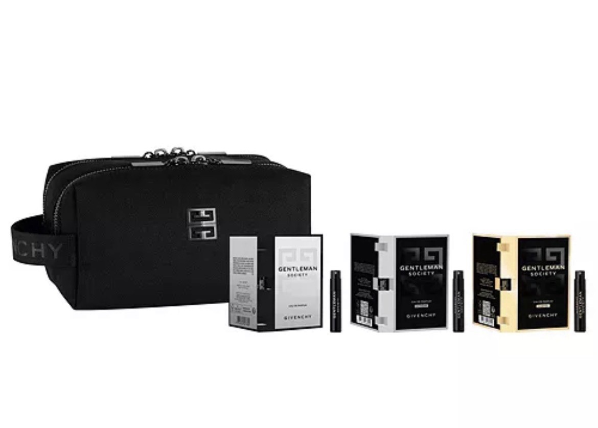 Givenchy Parfums Black Zipped Pouch