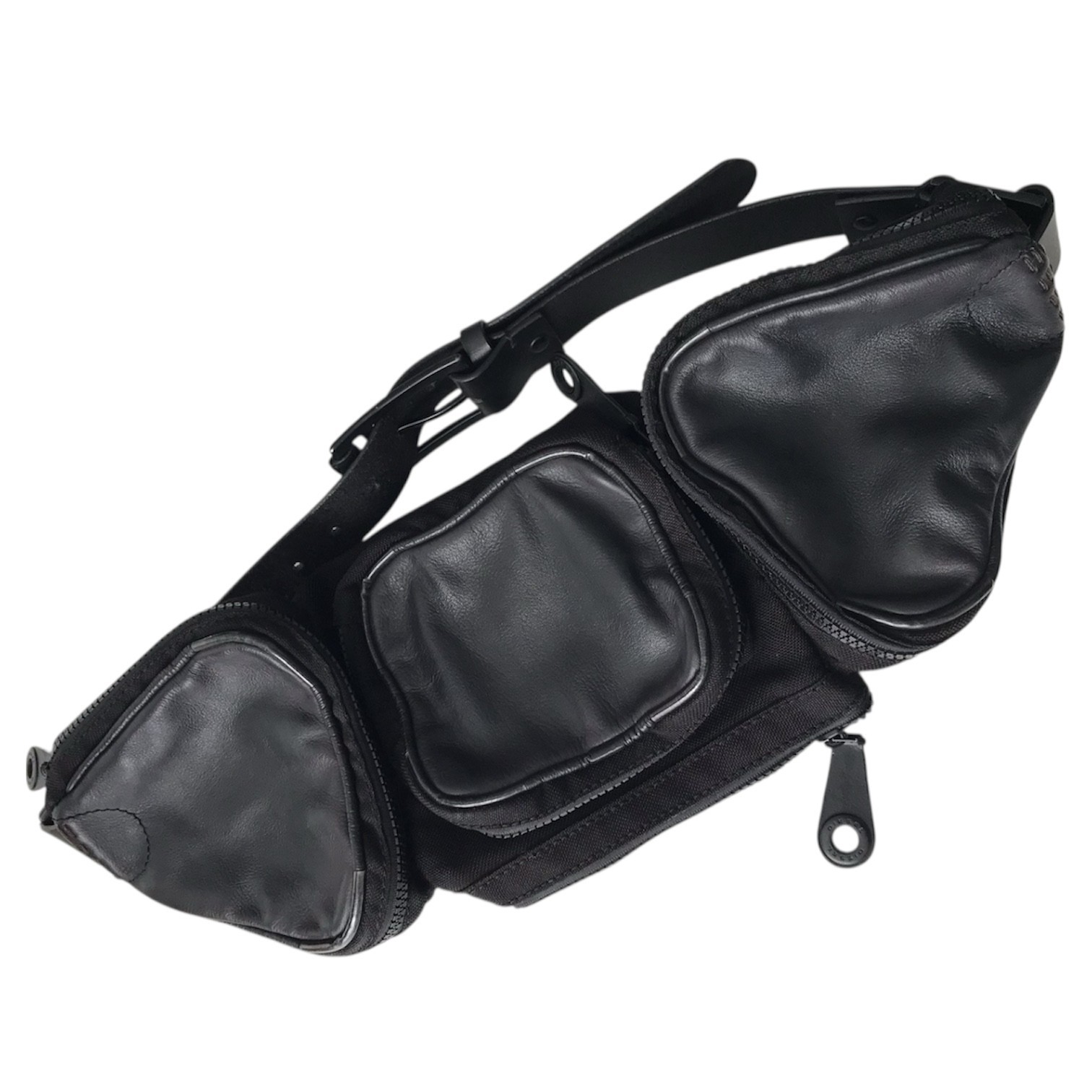 DIESEL Vintage Hip Crossbody Cargo Bag Leather Military Gorpcore Techwear Y2K
