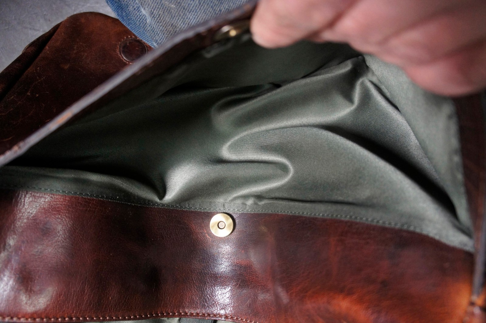 Vintage Leather Laptop Carry Style Messenger Satchel Bag Briefcase