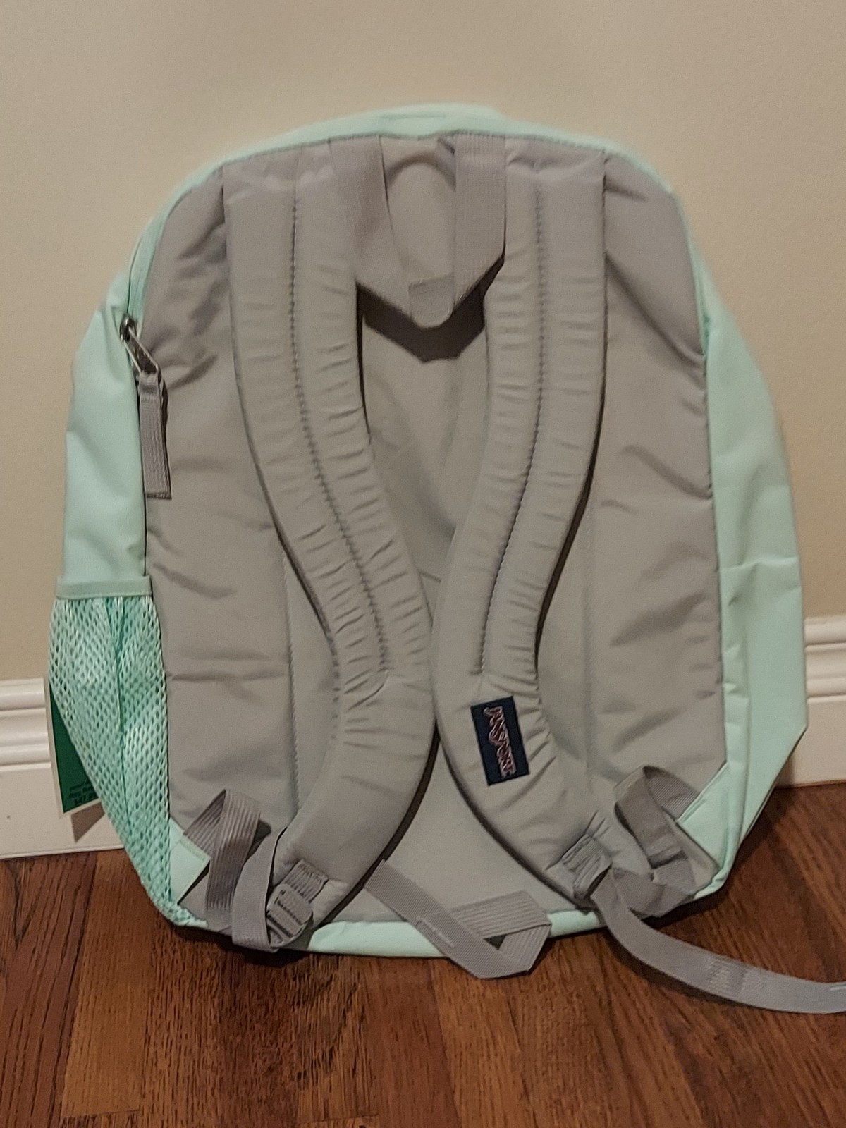 NWT Jan Sport Big Student Backpack 15″ Laptop School Travel Mint Green