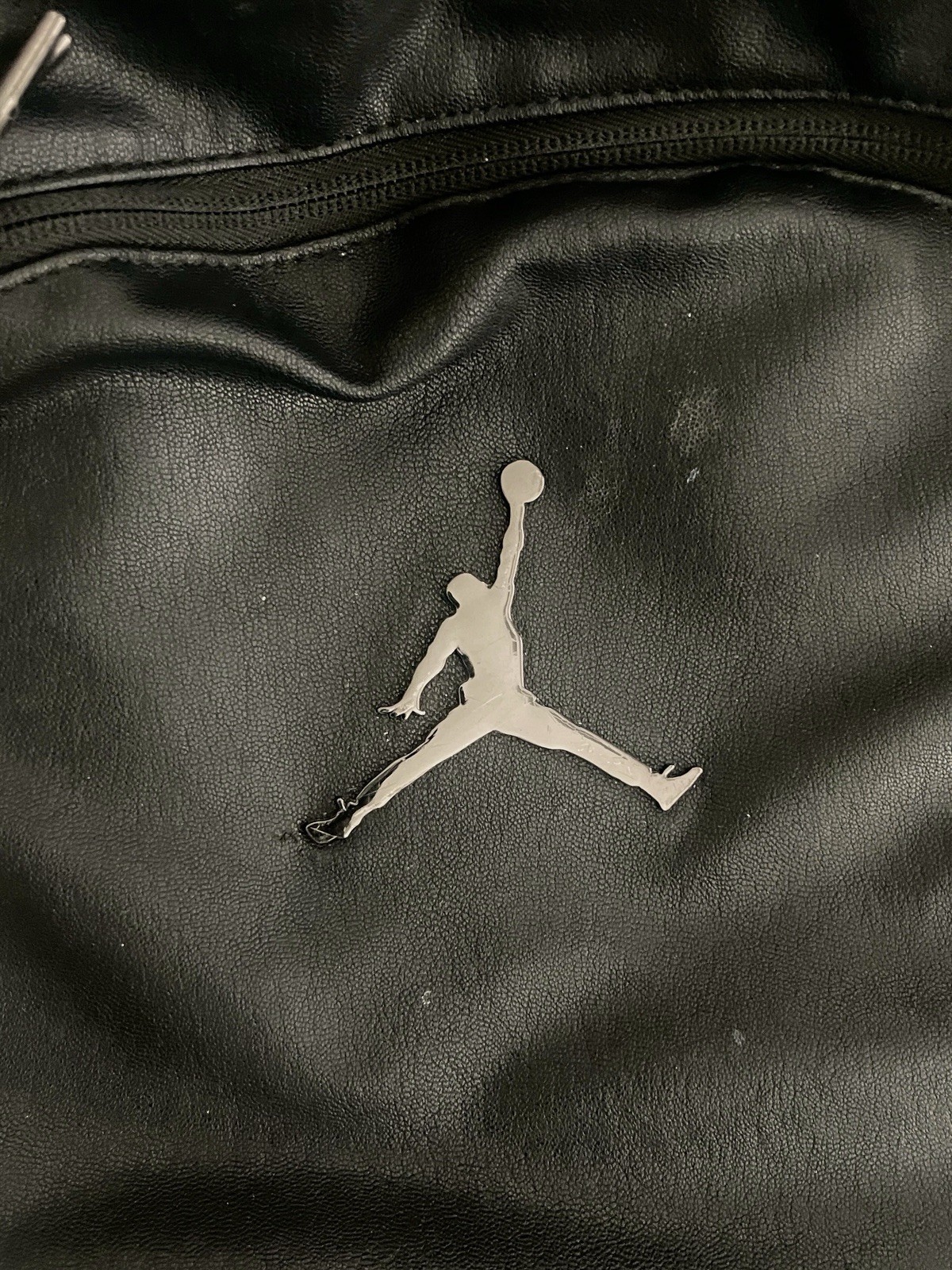 Jordan Jumpman Backpack Black/White Colorblock Zip Adjustable #backpack#jumpman