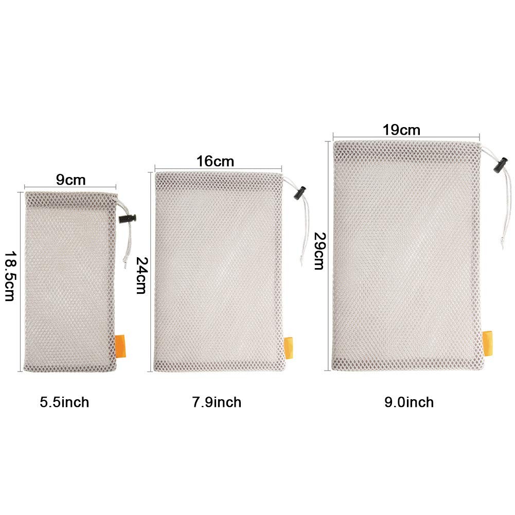 Nylon Mesh Drawstring Bag,Mesh Drawstring Storage Bag for Mobile Phone and Po…
