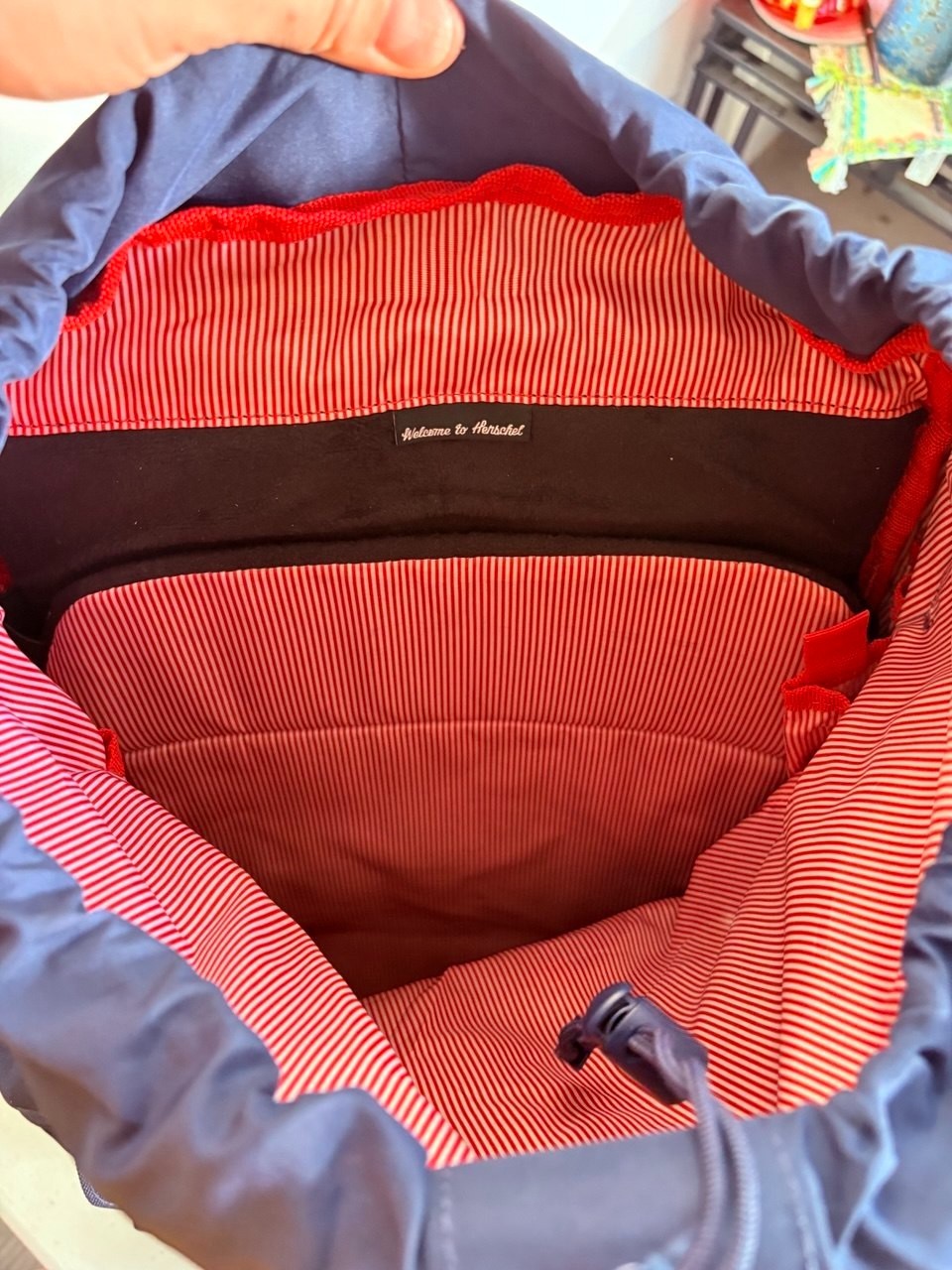 Herschel Little America Backpack Navy Blue Laptop Travel School Bag NWT