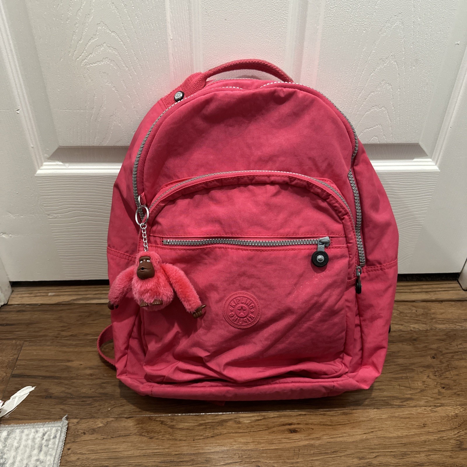 Kipling Women’s Seoul 15″ Laptop Backpack Roomy with Padded Shoulder Straps Pink