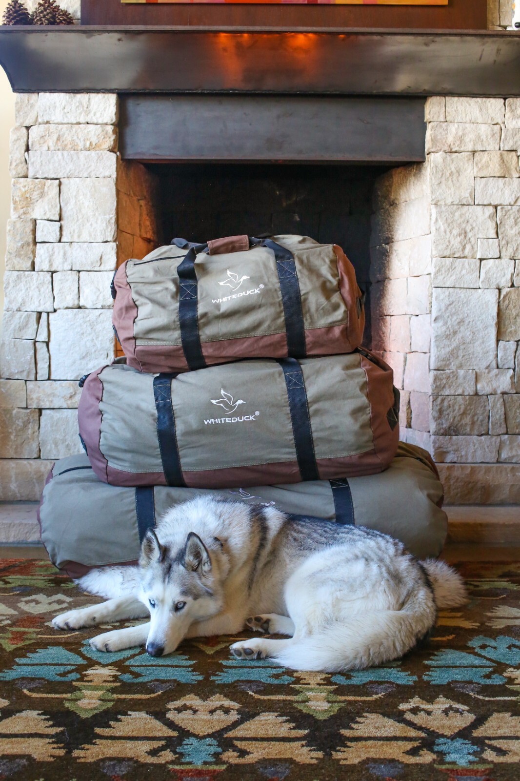 WHITEDUCK Solid Duffel Bag – Storage, Plastic Zipper – 5 Size