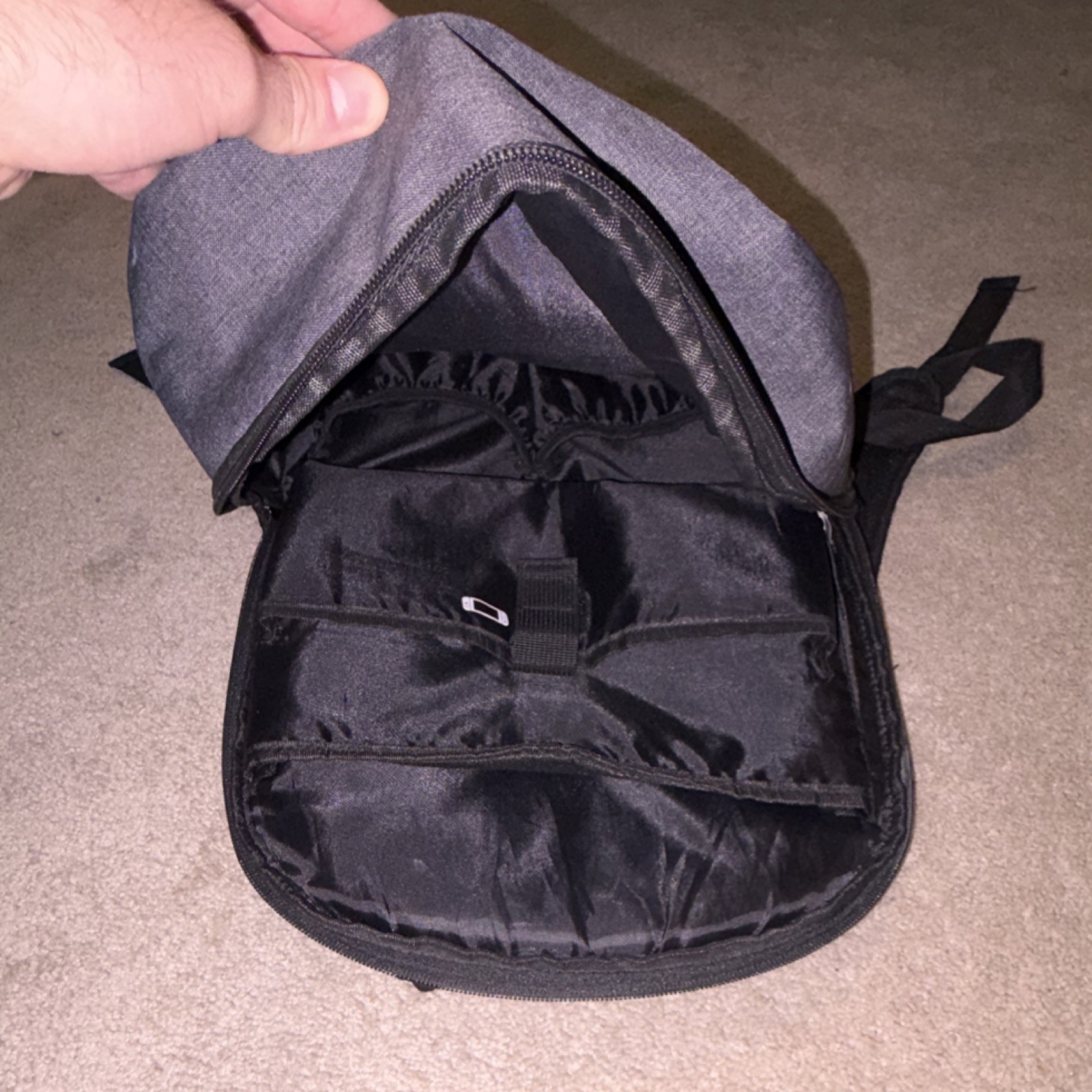 Nintendo Switch Gray/Black Backpack (Pre-owned)