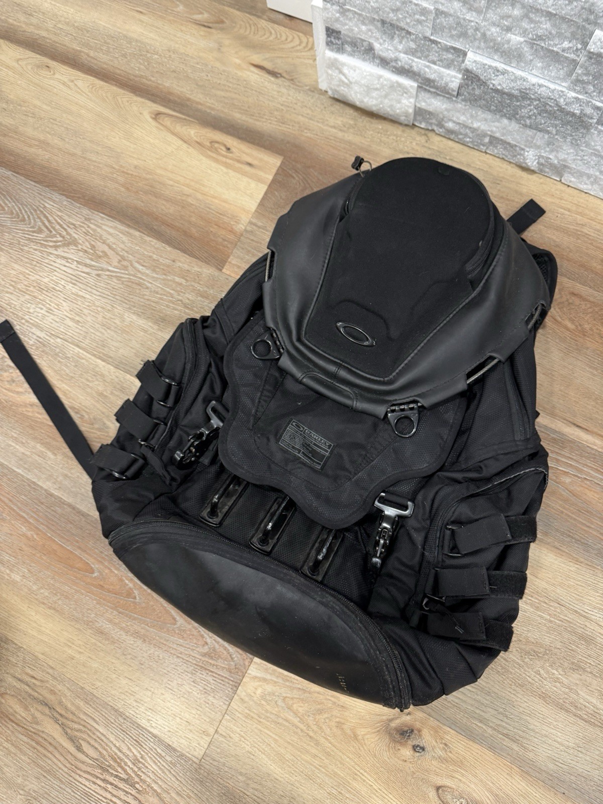 Vtg Oakley Kitchen Sink Backpack Black Tactical Field Gear Pack Bug Out Bag