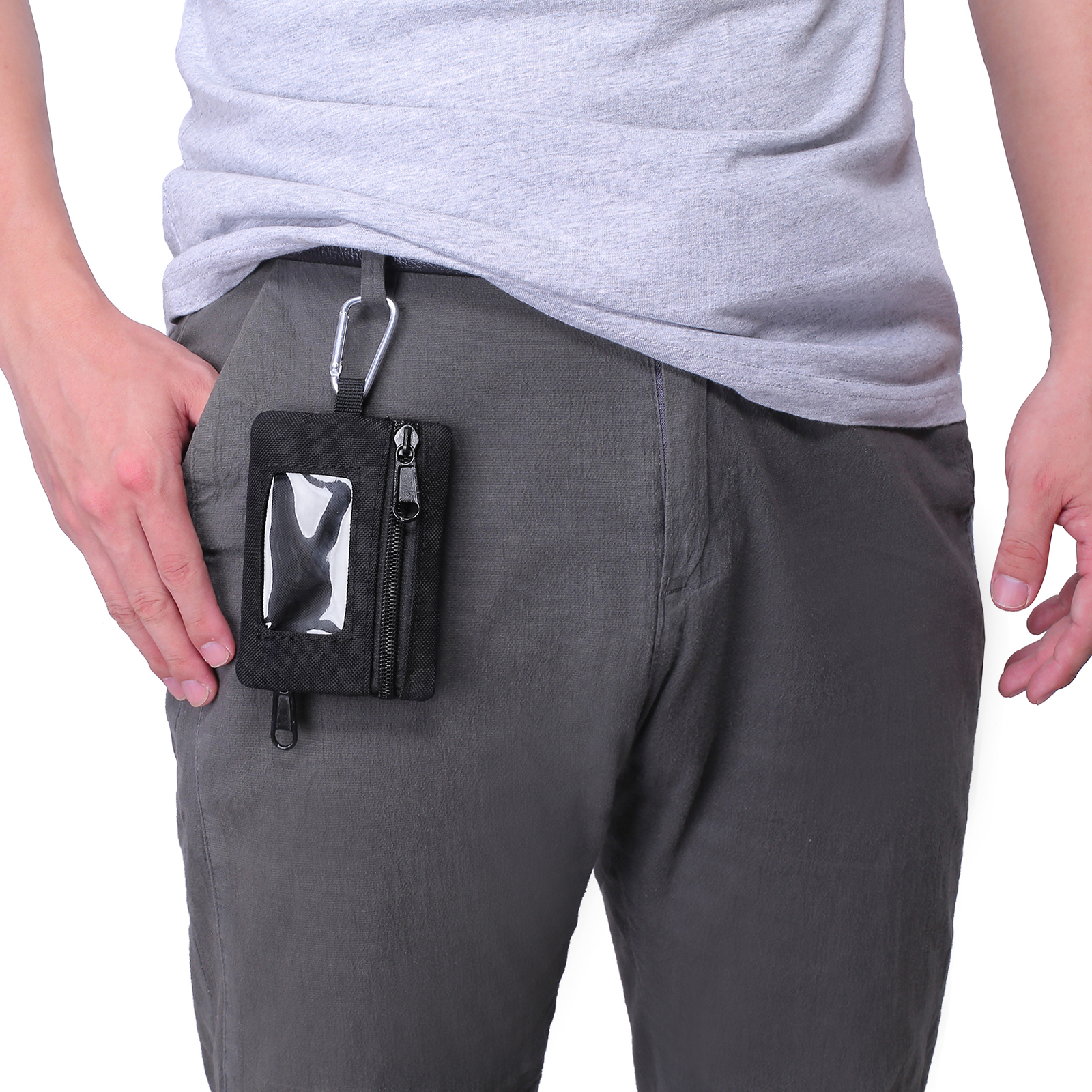 Tactical Wallet Card Holder Waist Bag Key Coin Purse Pouch Pocket Accessory Bag